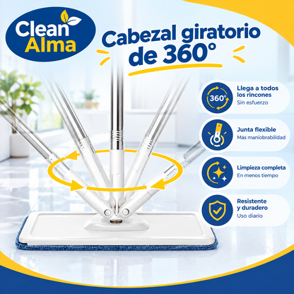 AlmaMOP™ — Mopa con sistema de escurrido rápido