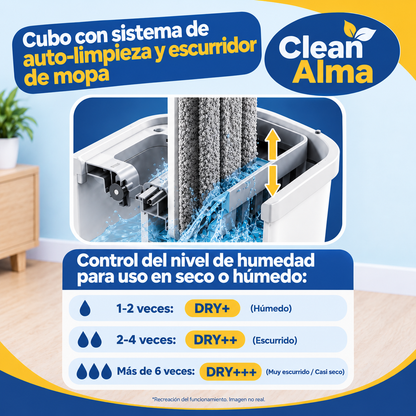 AlmaMOP™ — Mopa con sistema de escurrido rápido